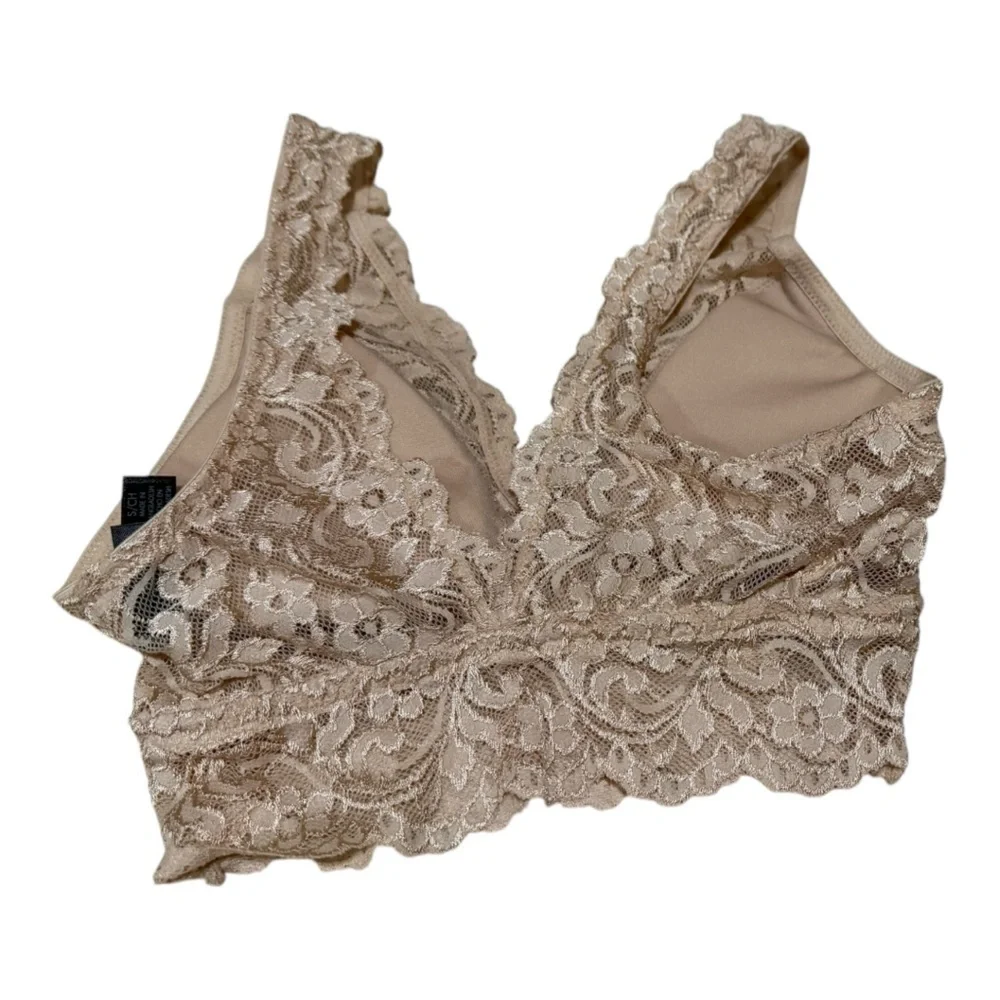 Smart & Sexy Floral Lace Bralette in Nude
